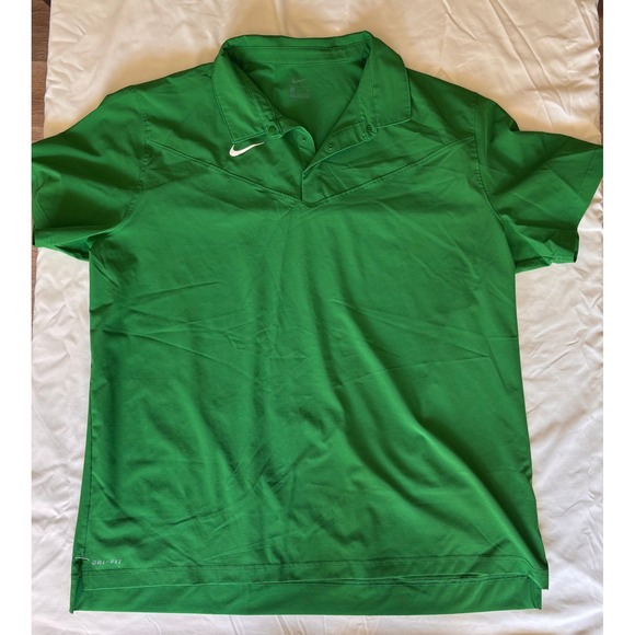 Nike Other - Nike Dri-FIT Polo Shirt Mens XXL Green Short Sleeve Golf Performance Top
